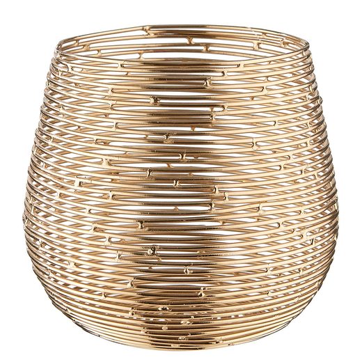 TWINE LIGHT MÉCSESTARTÓ, ARANY 12,5CM