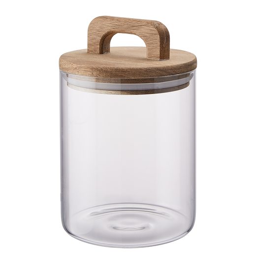 STORAGE ÜVEG TÁROLÓ AKÁCFA FEDÉLLEL 800ML