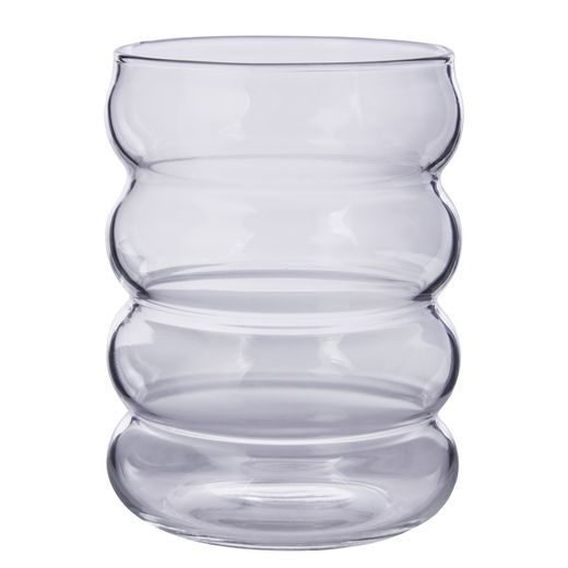 HOOP ÜVEG POHÁR 350 ML, ÁTLÁTSZÓ