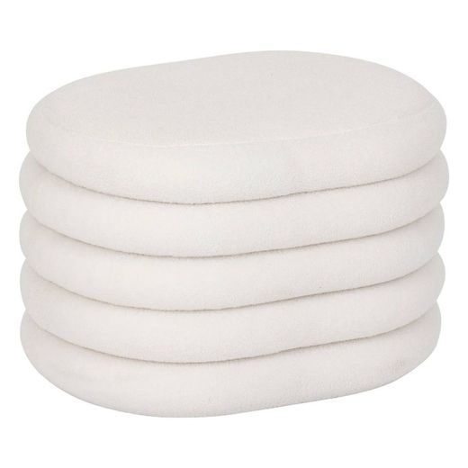 COCON PUFF TÁROLÓVAL 60 CM , TÖRTFEHÉR