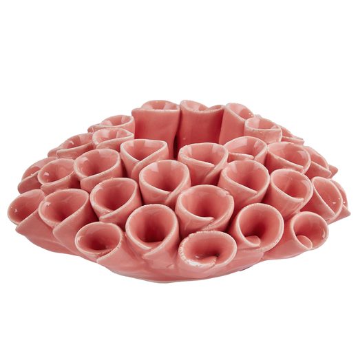 CORAL KERÁMIA GYERTYARARTÓ 6 CM , KORALL