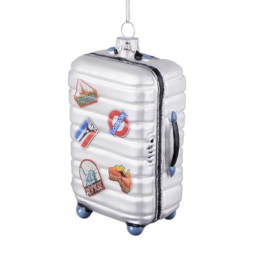 HANG ON ÜVEG KARÁCSONYFADÍSZ, BŐRÖND