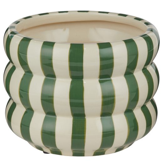 HOOP KASPÓ CSÍKOS BÉZS-ZÖLD Ø 19 CM