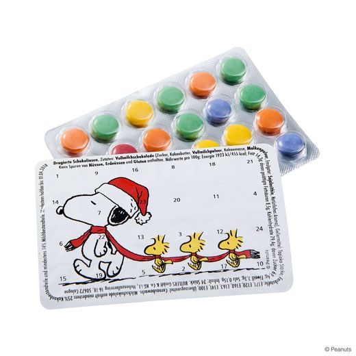 PEANUTS MINI ADVENTI KALENDÁRIUM SNOOPY