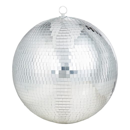 DISCO AKASZTHATÓ DISCO GÖMB, Ø 37 CM, EZÜST