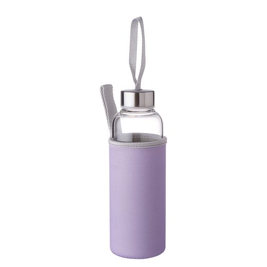 SMOOTHIE ÜVEG KULACS TOKKAL, LILA 500 ML