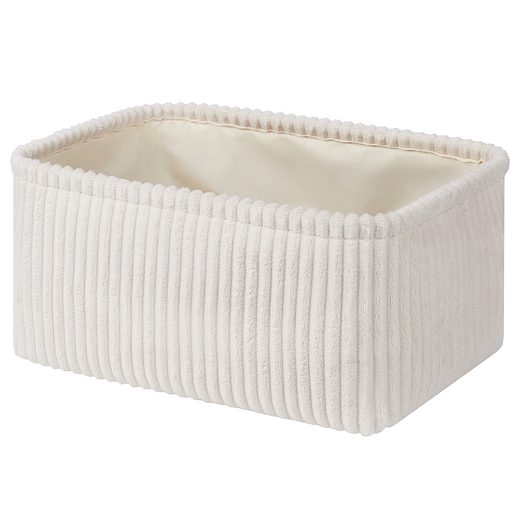 LORD OF CORD KORDMINTÁS KOSÁR, BÉZS 32 X 23 CM