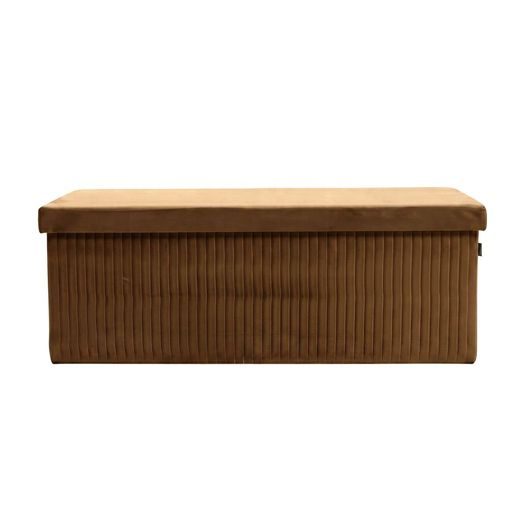 MALAGA ÖSSZEHAJTHATÓ TÁROLÓS PUFF 110 CM ,BARNA