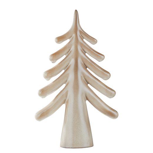 SYLVAN SPIRIT KERÁMIA DEKOR FENYŐ 28 CM , BÉZS