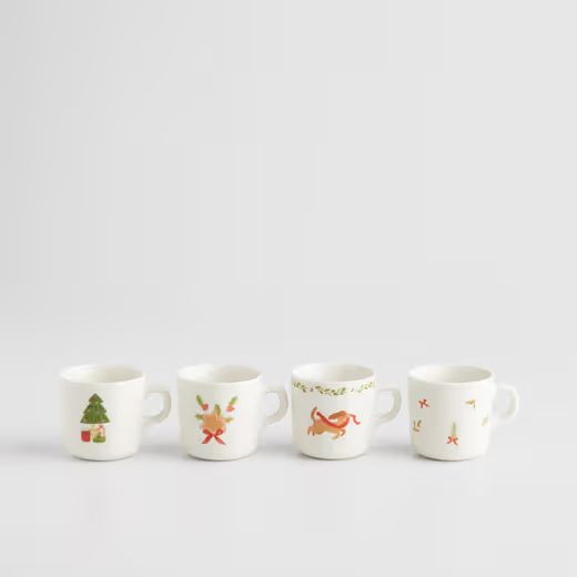 HOME & YOU KARÁCSONYI BÖGRE SZETT, 4 DB, 230 ML