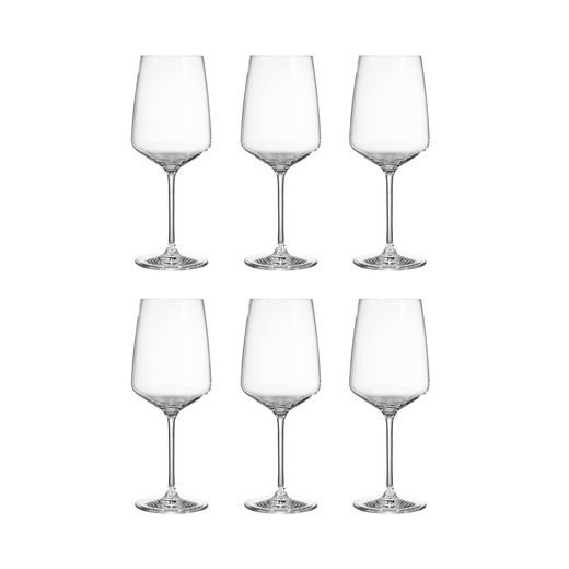 WINE & DINE VÖRÖSBOROS POHÁR, 650 ML, 6 DB-OS KÉSZLET