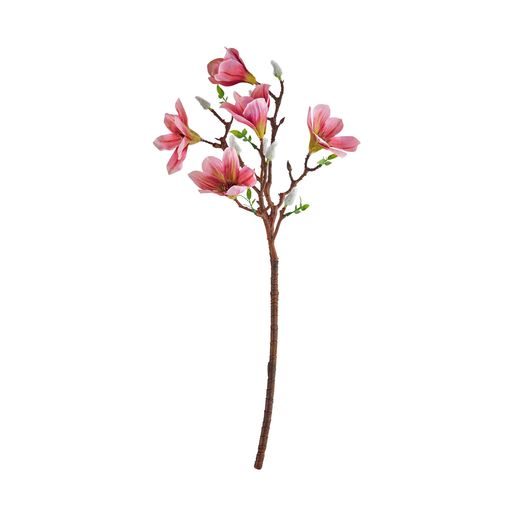 FLORISTA MAGNÓLIA 5 VIRÁGGAL RÓZSASZÍN, 50CM