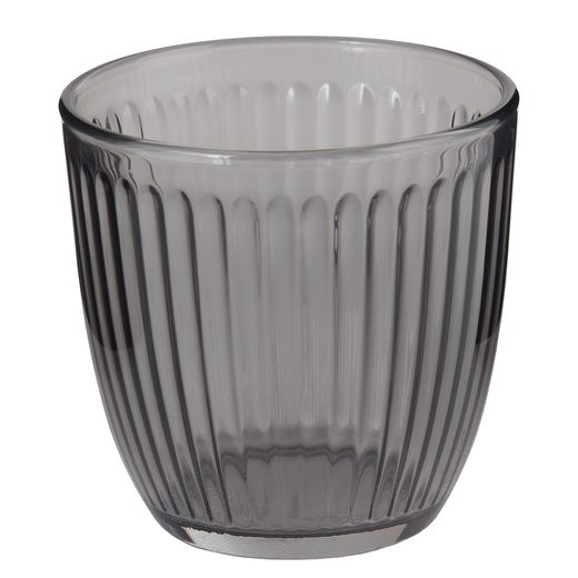 LINEE ÜVEG POHÁR 290ML, SZÜRKE