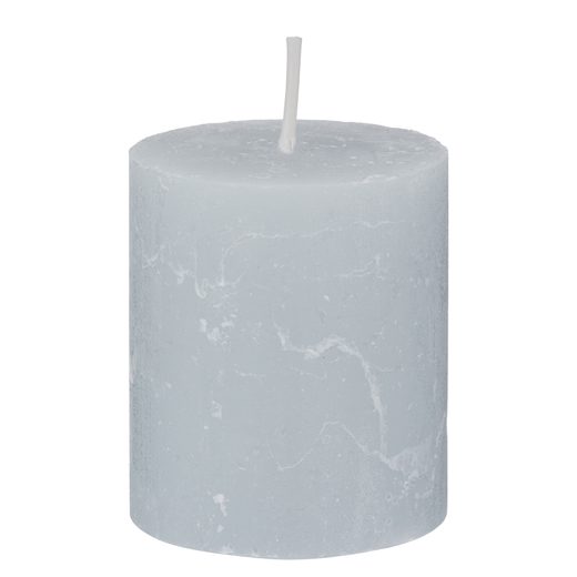 RUSTIC GYERTYA 8CM VILÁGOSSZÜRKE