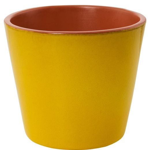 GLAZE KASPÓ TERRAKOTTA SÁRGA 14CM