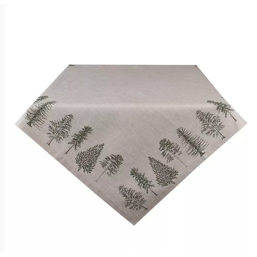 NATURAL PINE TREES PAMUT ASZTALTERÍTŐ 150X150CN