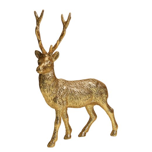 X-MAS SZARVAS, ARANY 30 CM
