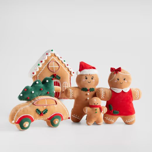 HOME & YOU MINI PÁRNA 17X20CM, MÉZESKALÁCS BABA