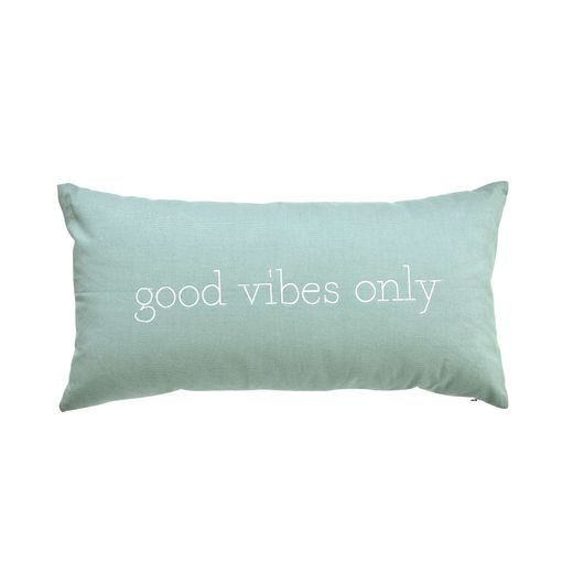 WORDS PÁRNA "GOOD VIBES ONLY" MENTA ZÖLD