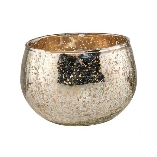 DELIGHT MÉCSESTARTÓ KEREK Ø10,5 CM, EZÜST