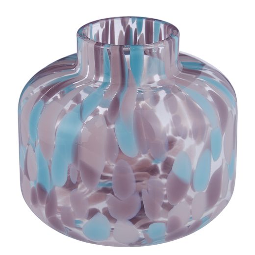 CONFETTI MINI VÁZA, LILA-KÉK