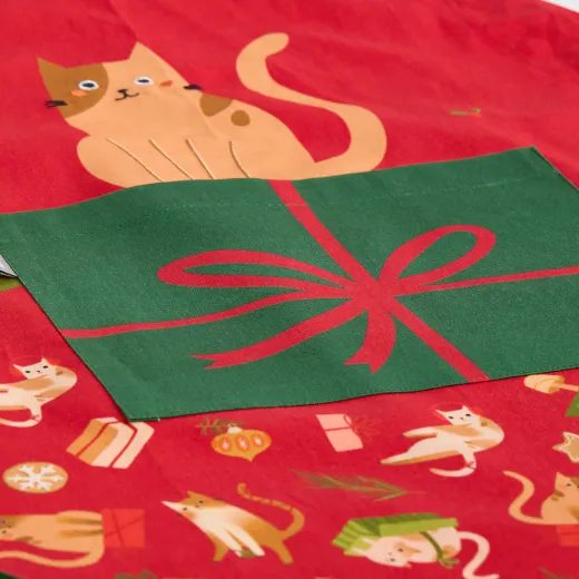 HOME & YOU KÖTÉNY 70X85CM, KARÁCSONYI CICÁK