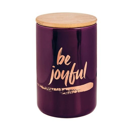 QUEEN IT TÁROLÓDOBOZ SÖTÉTLILA/ARANY BE JOYFUL - L - 1100ML