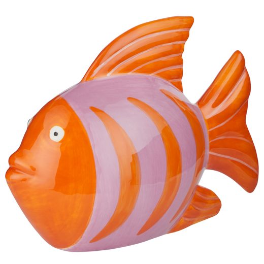 CORAL COAST KERÁMIA DEKOR HAL 15CM, NARANCSSÁRGA