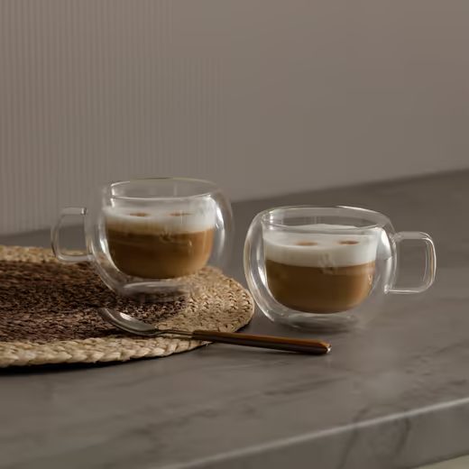 HOME & YOU DUPLAFALÚ ÜVEGPOHÁR 200 ML 2DB-OS SZETT