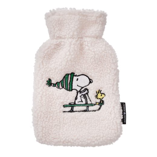 PEANUTS MELEGVIZES PÁRNA 22CM , SNOOPY SZÁNKÓVAL