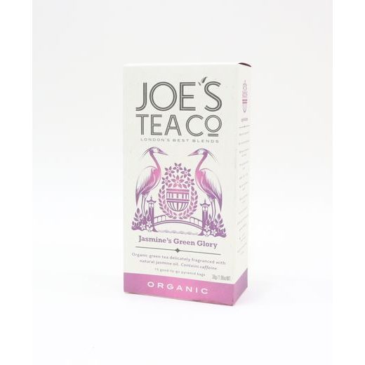 JOE'S TEA CO. BIO ZÖLD TEA, 'JASMINE'S GREEN GLORY' 15 FILTER