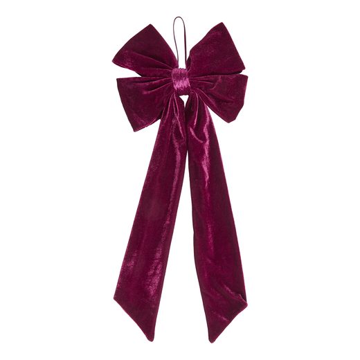 PRESENT DEKOR MASNI 25CM, BORDÓ