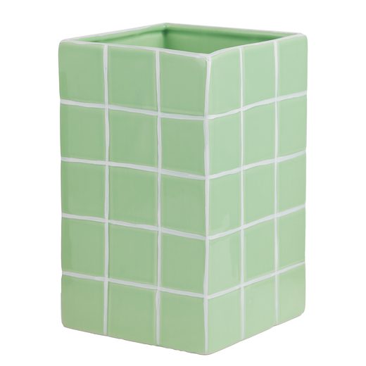 TILES KERÁMIA VÁZA 22CM, MENTA