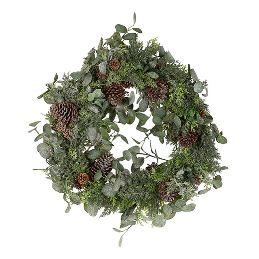 FLORISTA EUKALIPTUSZ KOSZORÚ XL, Ø 80 CM