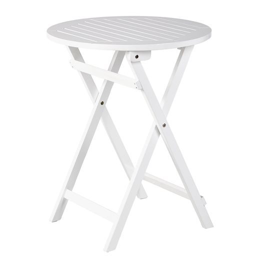 LODGE ÖSSZECSUKHATÓ BISZTRÓ ASZTAL Ø 58 CM, FEHÉR