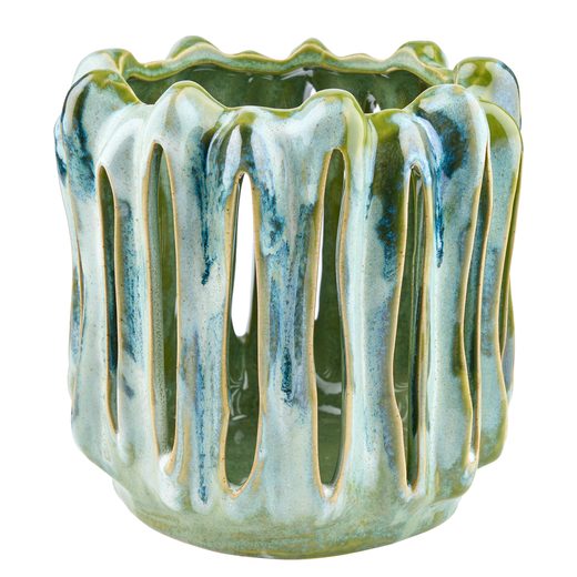 HAZY SHADES KERÁMIA SZÉLFOGÓ 17 CM ZÖLD