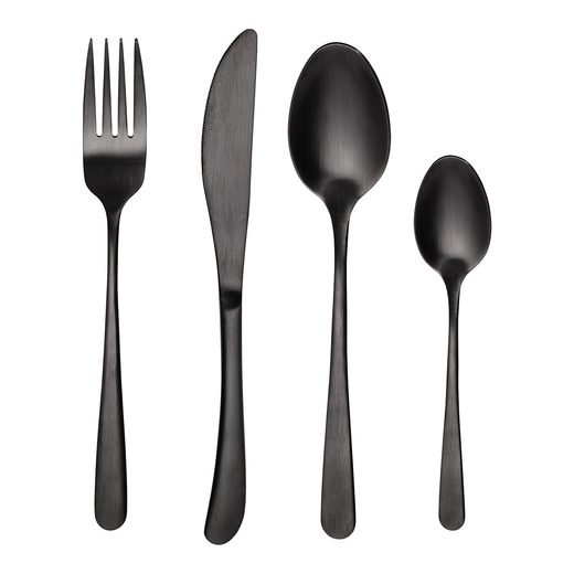 KINGS EVŐESZKÖZ SZETT, MATT FEKETE