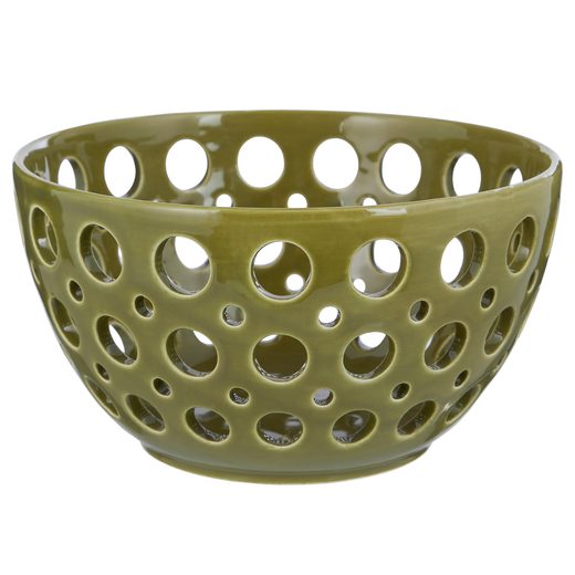 REWIEW DEKOR TÁL ZÖLD 20CM