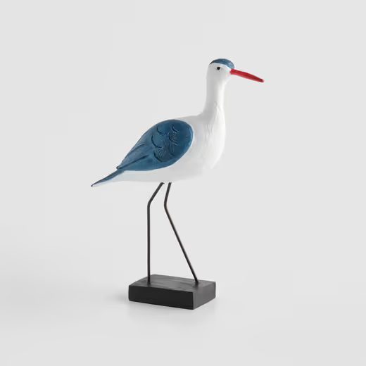 HOME & YOU FA MADÁR 23X30CM , FEHÉR