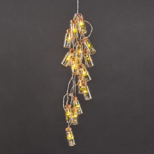 URBAN JUNGLE ÉGŐSOR USB KÁBELLEL, BEFŐTTES ÜVEG / LEVÉL 20 ÉGŐ