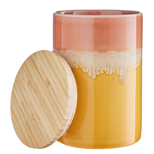 MEDLEY KERÁMIA TÁROLÓ 16 CM , SÁRGA