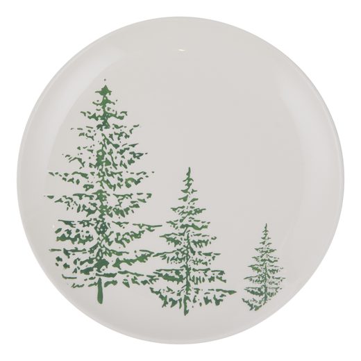 WINTER JOY PORCELÁN TÁNYÉR FENYŐKÁK 20CM