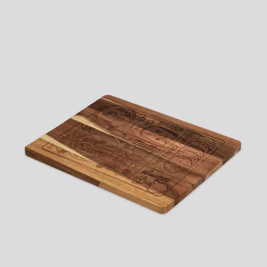 HOME & YOU VÁGÓDESZKA/SNACK TÁLCA , 35 X 27 CM