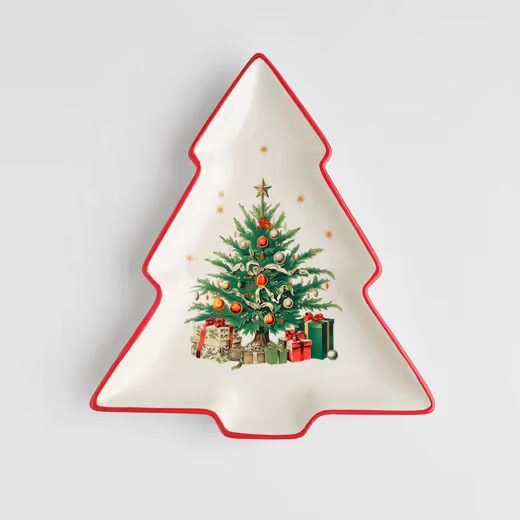 HOME & YOU TÁL 28X31CM, KARÁCSONYFA