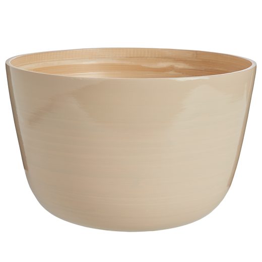 BAMBOO BAMBUSZ TÁL Ø 22 CM, BÉZS