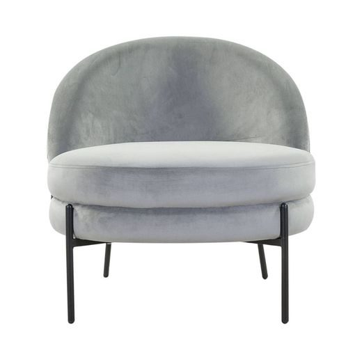 GALET KEREK BÁRSONY FOTEL SZÜRKE