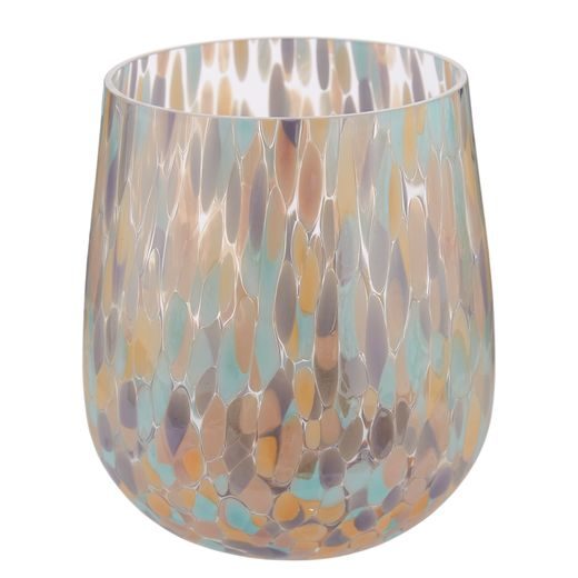CONFETTI POHÁR, LILA-PINK 450ML