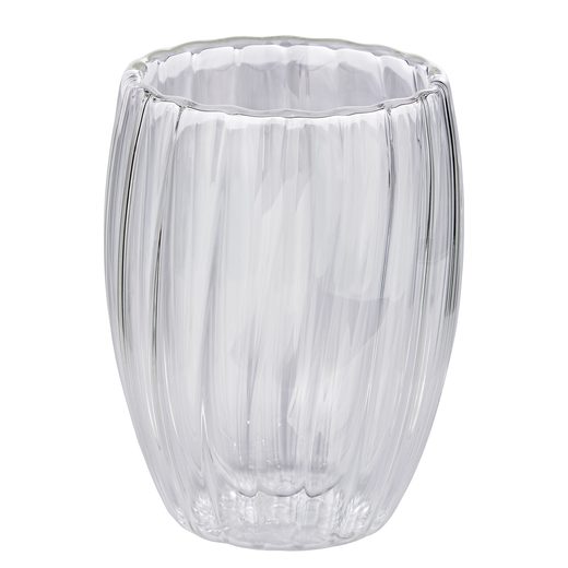 HOT & COLD DUPLAFALÚ ÜVEGPOHÁR, 330 ML