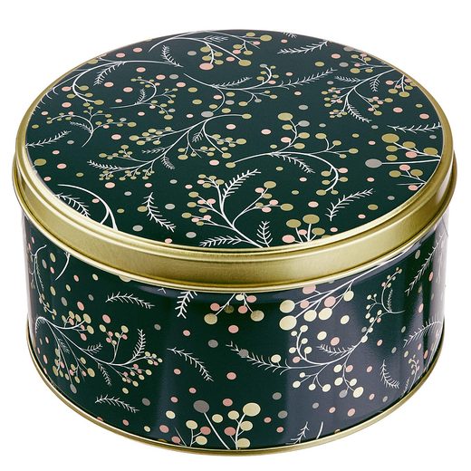 COOKIE JAR FÉM TÁROLÓDOBOZ, BOGYÓK Ø 13,5 CM