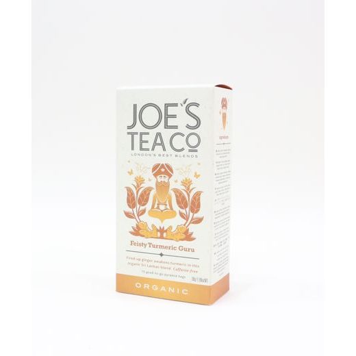 JOE'S TEA CO. BIO TEA KURKUMÁVAL, 'FEISTY TURMERIC GURU' 15 FILTER